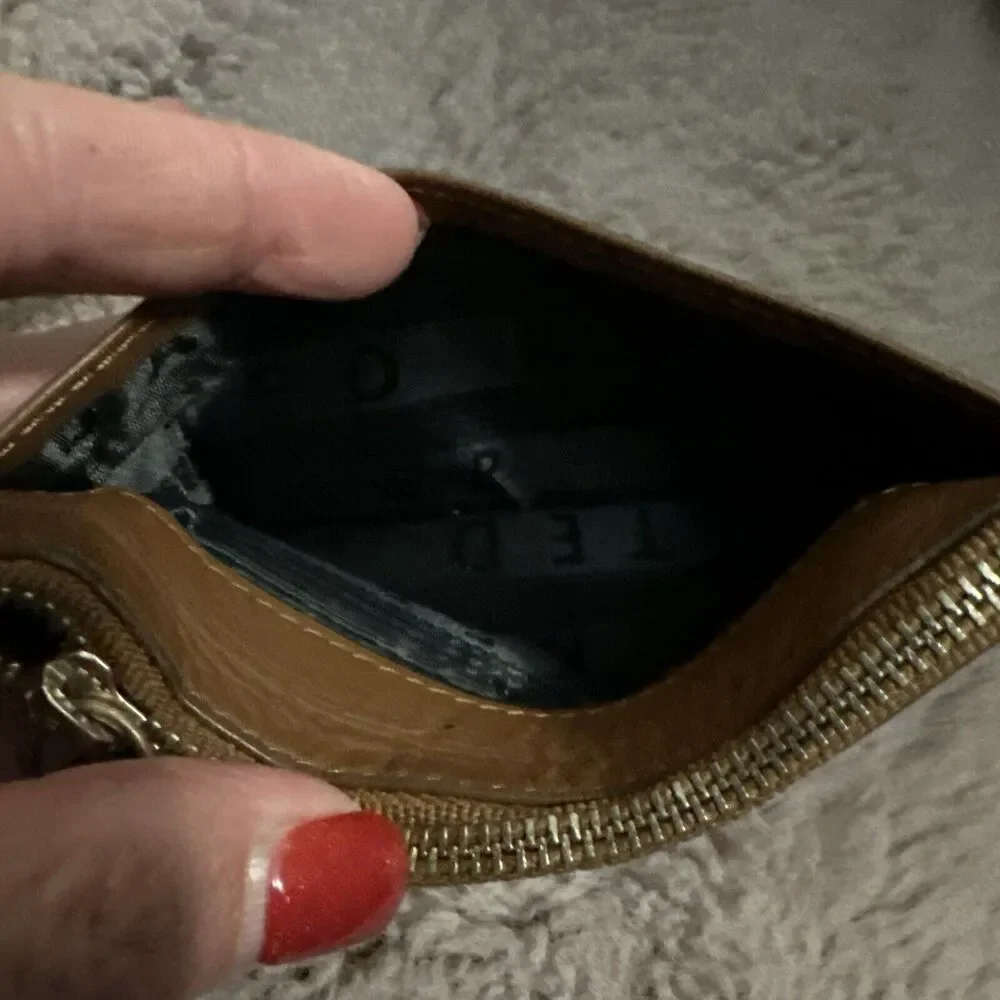 Ted Baker Mova Brown Zip Top Purse